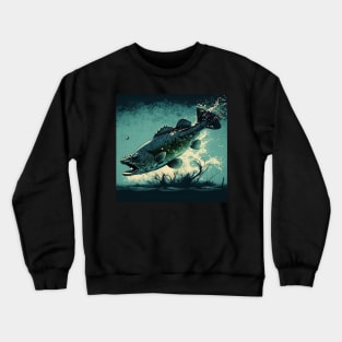 Monster Bass Two Tone Crewneck Sweatshirt